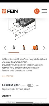 Magnetická vrtačka pro vrtání kovu - 2