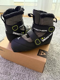 Boty na běžky FISCHER snowstar JR black eu33 - 2