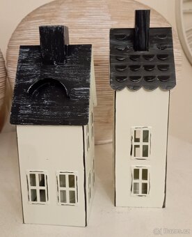 Skandinávský domek jako svícen - 2