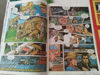 Jurský park komiks čísla 1 2 3 4. Rok 1993 Panorama - 2