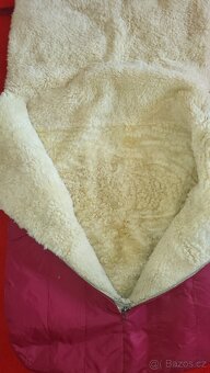 Retro teplý dětský fusak - beránek - 2