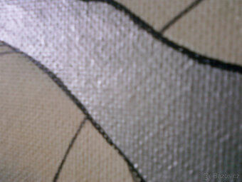 Moderní abstraktní obraz 124x84 cm - olej na sololitu - 2