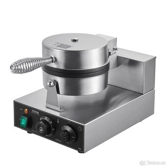 Komerční vaflovač na 4 vějířové vafle - 2