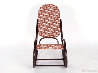 Starožitné houpací křeslo FISCHEL - 2