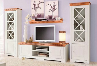 Obývací stěna Lisa KOMPLET masiv NOVÁ 2. jakost - 2