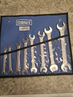 Sada oboustranných otevřených klíčů Narex - 2