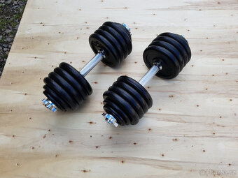 činky 2x26kg za 3890,- - 2