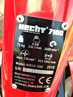 Malotraktor, kultivátor HECHT 7100 - 2
