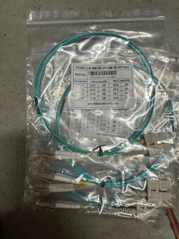 Optický patchcord LC-SC duplex OM3 1 m – 3 ks - 2