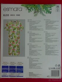 Nové dámské letní šaty ESMARA, viskóza, vel. 38 - vel. S - 2
