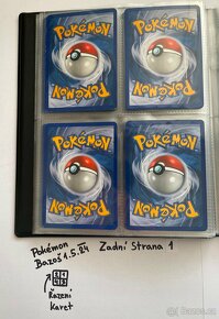Kusové karty TCG Pokémon STARÉ 15-20LET (ORIGINÁL) - 2