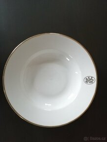 Hluboké bílé porcelánové talíře - 2