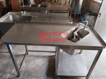 Gastro stoly a ohrevná vana - 2