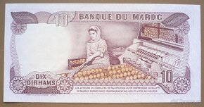 Bankovka, Maroko 10 dirhams, ročník 1970 - 2