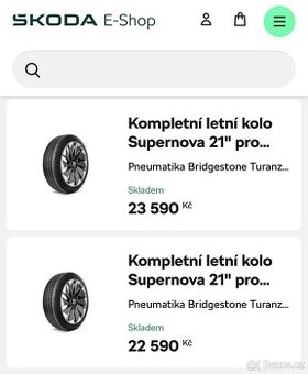 Orig. Škoda Supernova R21 5x112 - 2
