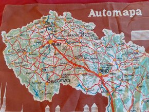 Retro automapa ČSSR - 2
