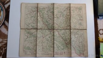 Mapa Klatovsko, Bavorsko, Autoklub ČSR 1926 - 2