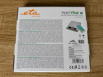 Kuchyňská váha ETA Vital 0790 90000 nerez - 2
