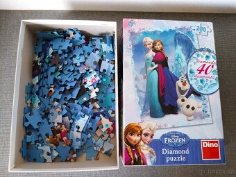 Puzzle Ledové království DINO -200 dílků – JAKO NOVÉ - 2