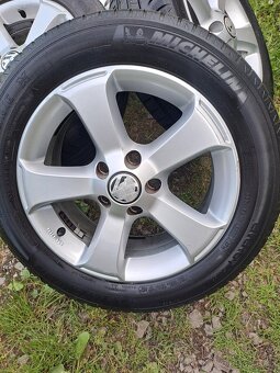 Alu kola 5x112 originál VW 205/55 R16 - 2