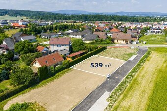 Prodej stavebního pozemku 539 m², Roudné - České Budějovice - 2