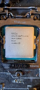 MSI Z87-45 Gaming + CPU I7 4770K + I/O shield - 2