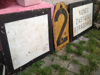 Cedule ČSD,návěstidla - 2