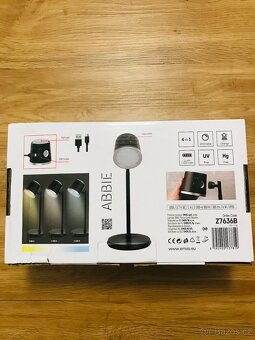LED stolní lampa ABBIE nabíjecí Z7636B EMOS - 2