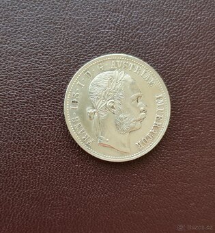 1 zlatník 1874 bz Fran. Josefa I. - 2