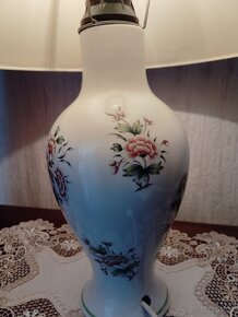 Stolní lampa - porcelán - VÝŠ:43 cm. - 2