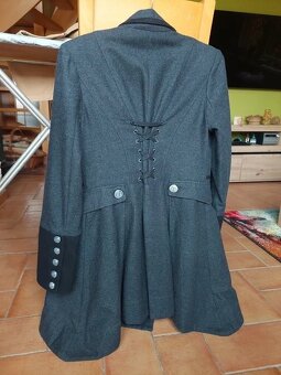 Zimní originální kabát s vysokým podílem vlny - 2