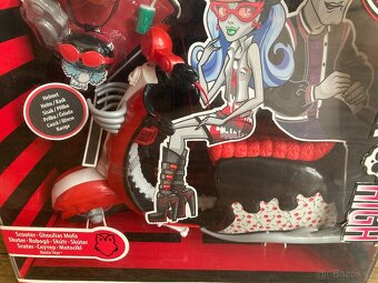 NOVÉ - neotevřené Monster high skútr Abbey - 2