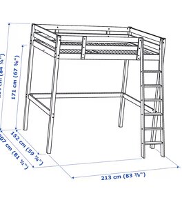 Patrová postel dřevěná - 2