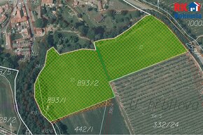 Prodej pozemků o výměře 22.490 m2 v obci Tismice u Českého B - 2