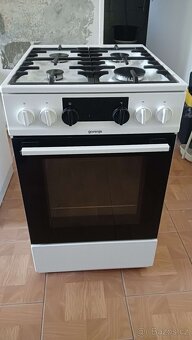 klasický kombinovaný sporák Gorenje K5352WF – plyn + horkovz - 2