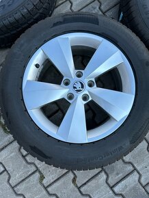 Komplet alu Škoda Kodiaq 5x112r17+215/65r17 zimní - 2