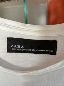 delší bílé tričko ZARA - 2