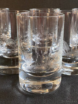 Moser 6x sklenice s rytinou 220ml, Whisky Set - 2