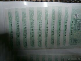 Velká sleva na komplet. sadu 100 Kč série M01-28 UNC - 2