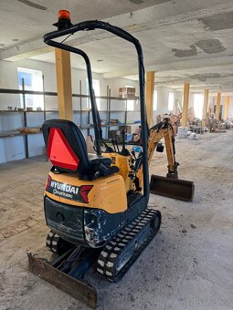Minibagr Hyundai HX10a 2020 2x lzice 1 tuna - 2
