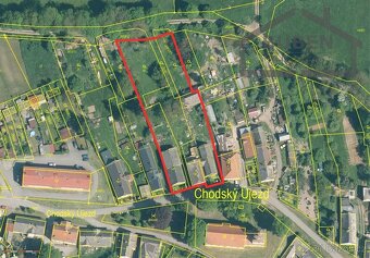 Tři domy se zahradou 3673 m2 - Chodský Újezd, ev.č. OB02024 - 2
