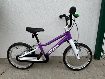 Dětské lehké kolo 14" WOOM 2 - Purple fialová REZERVACE - 2