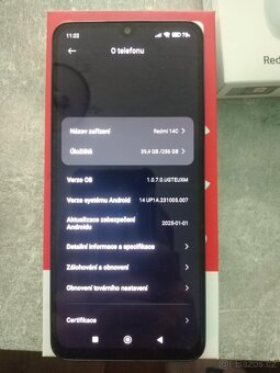 Redmi 14c 8GB rám 256GB paměť +sluchátka redmi - 2