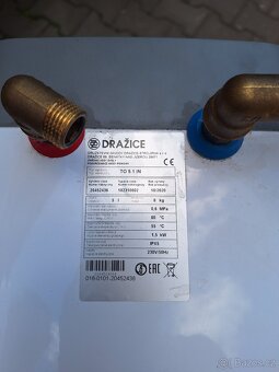 Elektrický ohřívač vody tlakový 5 l Dražice - 2