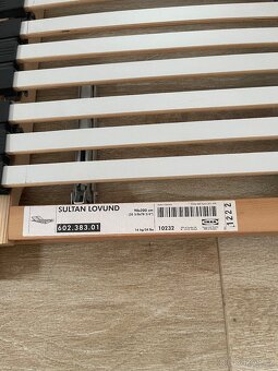 Polohovací rošt 90x200 IKEA Sultan Lovund - 2