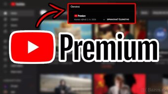 Spotify / YouTube / Netflix / Disney+ / Xbox (roční premium) - 2