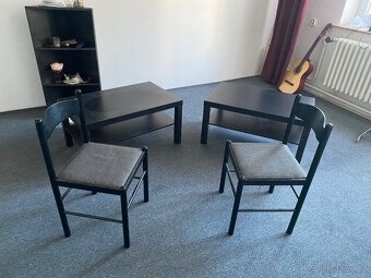 2 konferenční stoly a 2 židle - 2
