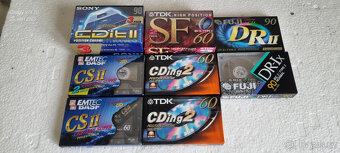 10x CHROM 1x NORMÁL-MC KAZETY AUDIOKAZETY SONY TDK BASF FUJI - 2