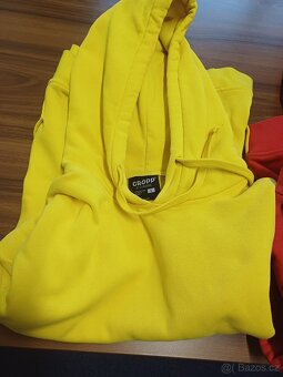 2x mikina CROPP - žlutá + červená - 2