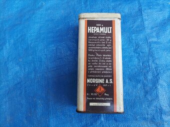 Plechová dóza Hepamult - 2